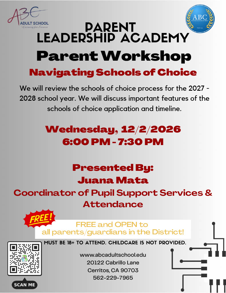 Schools of Choice PLA