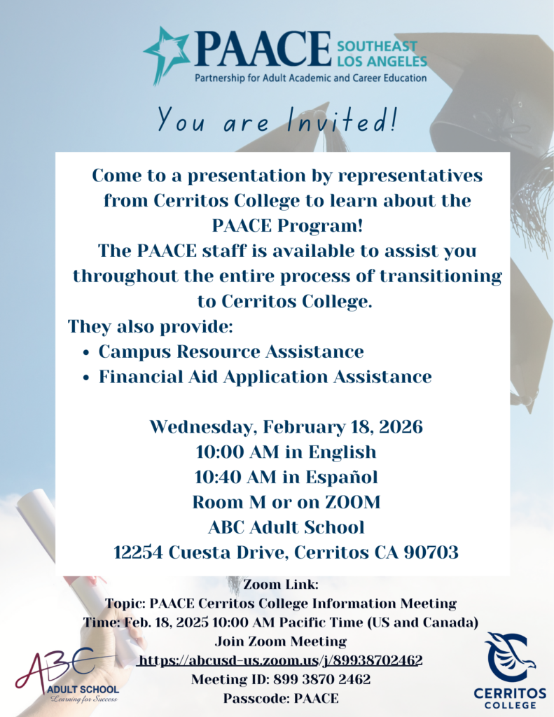 PAACE Info Session_English