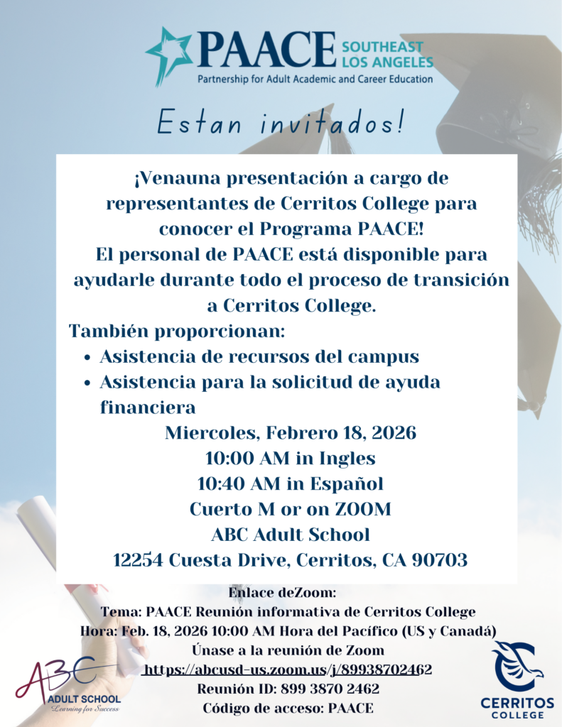 PAACE Info Session_Spanish